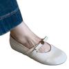 Sheepskin model~ French single shoes women's flat ballet evening shoes with skirts are beautiful and not tired, retro Mary Jane shoes
