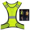 High Visibility Running Vest Breathable Night Work Safety Vest Lightweight Adjustable for Men Women Outdoor Night Riding
