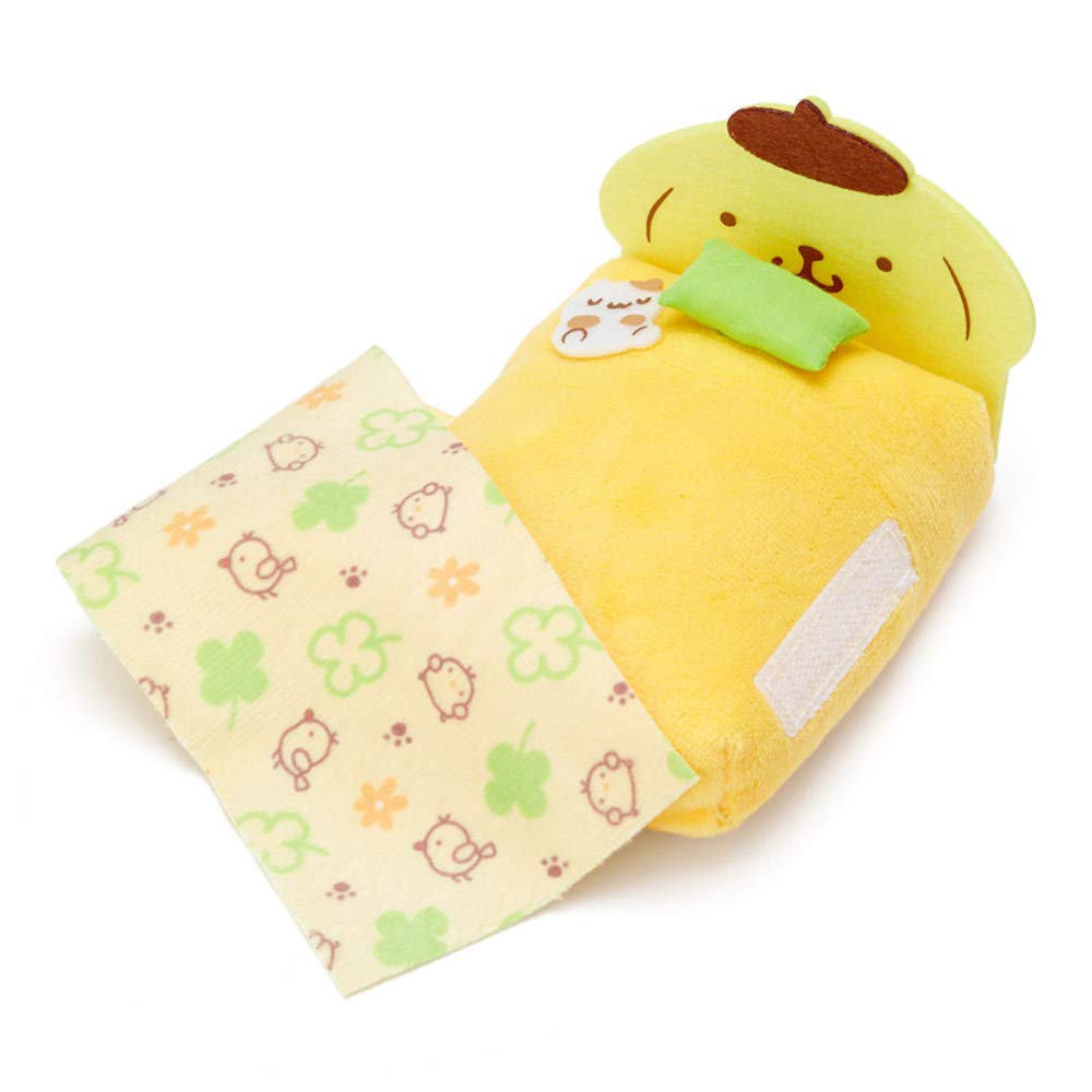 Sanrio Pompompurin Miniature Bed Plush (Collectible Toy)