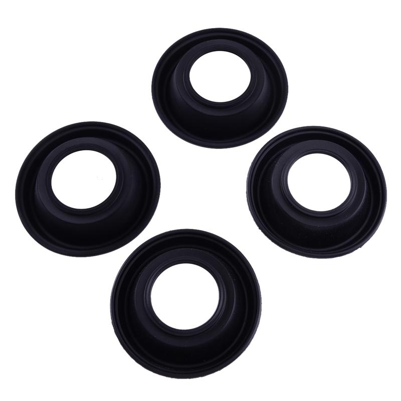 

4Pcs Motorcycle Black Rubber Carburetor Plunger Diaphragm Fit for Yamaha FZR600 1989-1990 FZR600R 1989-1999 FZR600VH 1992