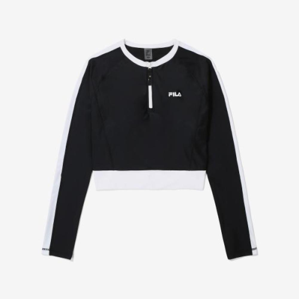 

Укороченный рашгард FILA на полумолнии FS2RTG2454FBLK BLACK/090