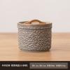 Ceramic Marble Stewed Pot Water-proof Stewed Pot with Cover Ceramic Steamed Egg Bowl Egg Soup Stewed Pot with Wood Grain Cover