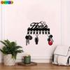 Vintage Wall Mounted Key Holder, 8 Hooks Iron Wall Organizer Durable Space Saving for Hallway and Entrance Home Gift