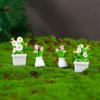 Künstliche Blumen Künstliche Blumen SukkulentenTopfpflanzen Kunstharzhandwerk Puppenhaus Desktop Mini-Ornamente