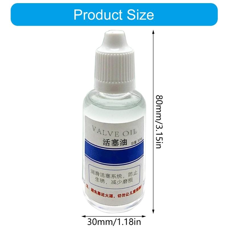 30ml Lubrificanti per Valvole Olio per Valvole Olio Lubrificante Parte per Strumenti a Ottone per Sassofono Tromba Manutenzione Strumenti