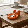 3D Printed Spoon Holder Orange Spoon Organizer Creative Spoon Rest  Dinning Table