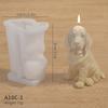Diy 3d Candle Puppy Making Silicone Mold Kit Ice Cube Fake Dogs Scented Soap Resin Home Decor Handmade Cute Gift Table Ornaments