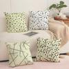 Housse de coussin de golf rétro Taie d'oreiller Tissu ultra doux respectueux de la peau Confort semblable à un nuage & Fermeture éclair dissimulée