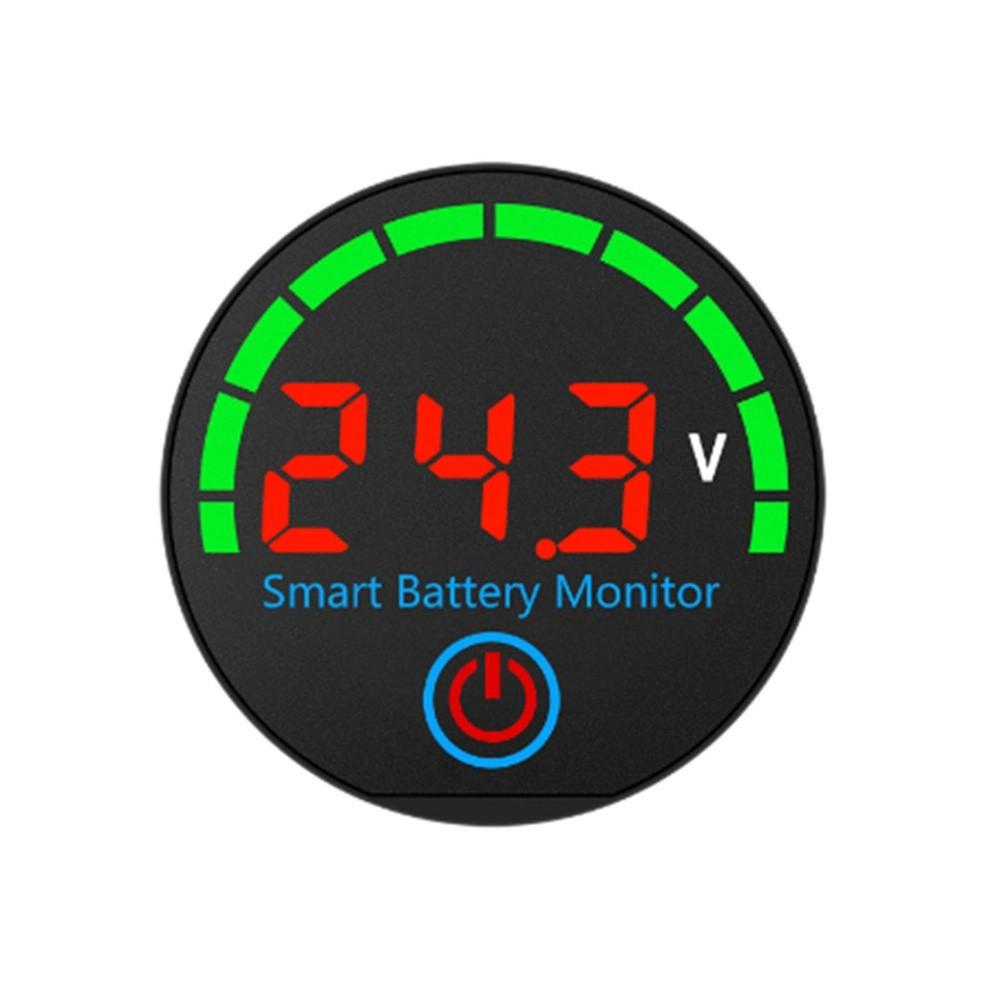 Digital Voltmeter Battery Indicator Low Voltage Alarm