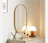 Oval Mirror 80X40Cm Gold Frame