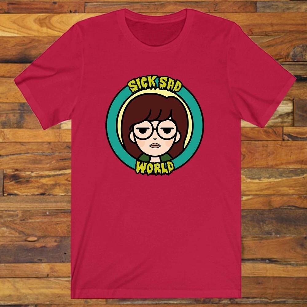 Daria Sick Sad World Men s Red Size S to 5XL XXXL