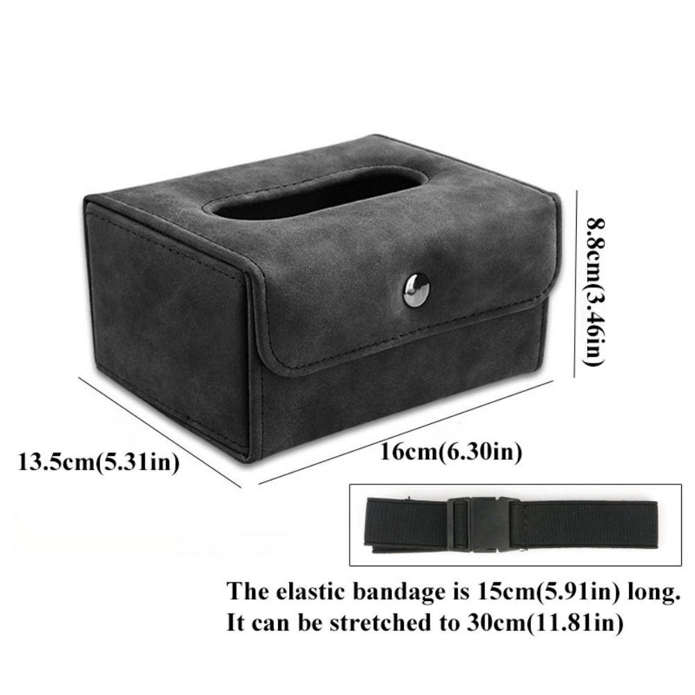 Center Console Car Sun Visor Folding Design Car Tissue Box Backseat Tissue Case  Car Accessories