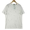 ATM Anthony Thomas Melillo Farbspritzer T-Shirt Weiß Baumwolle Größe M mit Etikett