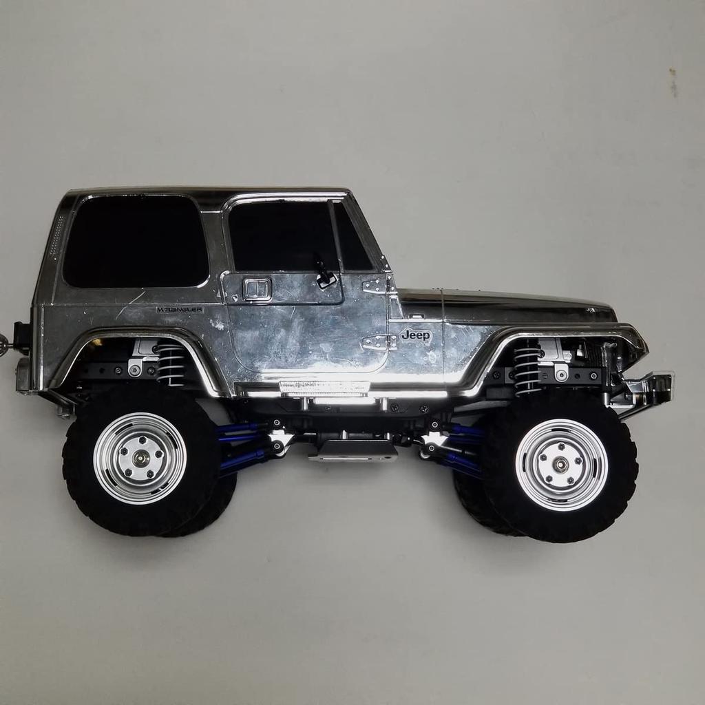 Kingfly Aluminum Body Holder for Tamiya CC-02 Modified 242mm Wheelbase Jeep Body