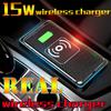 Auto Kabelloses LadePad 15W Kabelloser Auto Handy-Ladegerät-Pad Automatische Sensorik LadeMatte Rutschfeste Silikonmatte Für Handy