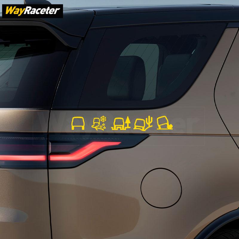 Edition Terrain Response Graphics Decal Side Fender Window Reflective Sticker For Land Rover Discovery 3 4 5 Td5 Off Road L462 XS3