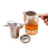 Stainless Steel Tea Infuser Extra Fine Mesh Double Wing Handles Perfect For Loose Leaf Tea Brewing Home Office