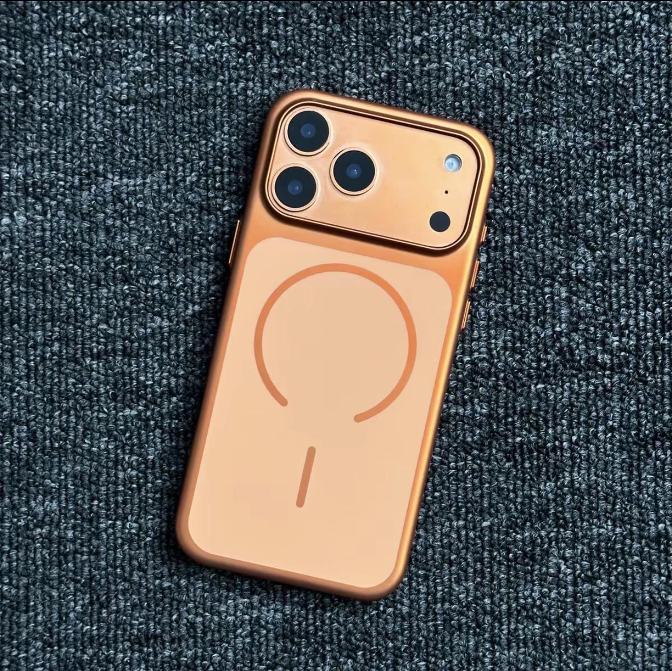 

Soft excimer magnetic attraction for iPhone17PROMAX skin-sensitive mobile phone case Apple 16 all-inclusive protective case iPhone 17