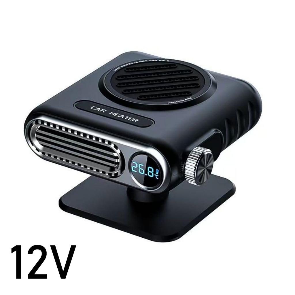 Xiaomi 150W 12/24V Car Heater Portable Defogger Defroster with Display Temperature Heater Fan Dryer Windshield Defogger Car Accessories