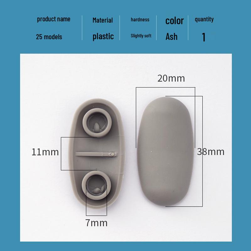 Toilet Seat Cushion: Anti-slip Shock Absorbing Silent Rubber Pads