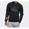 Adidas Sweatshirts Men's Black Crew Neck Moderate Regular FU6222