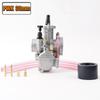 PWK Motorcycle Carburetor Power Injection For Racing Flat Side OKO Mikuni ATV Yamaha Universal Carburetor 21 24 26 28 30 32 34mm