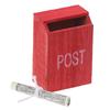 House Decor Retro Kids Toy Red Newspaper Dollhouse Accessories Mail Box Mailbox Ornamant Miniature