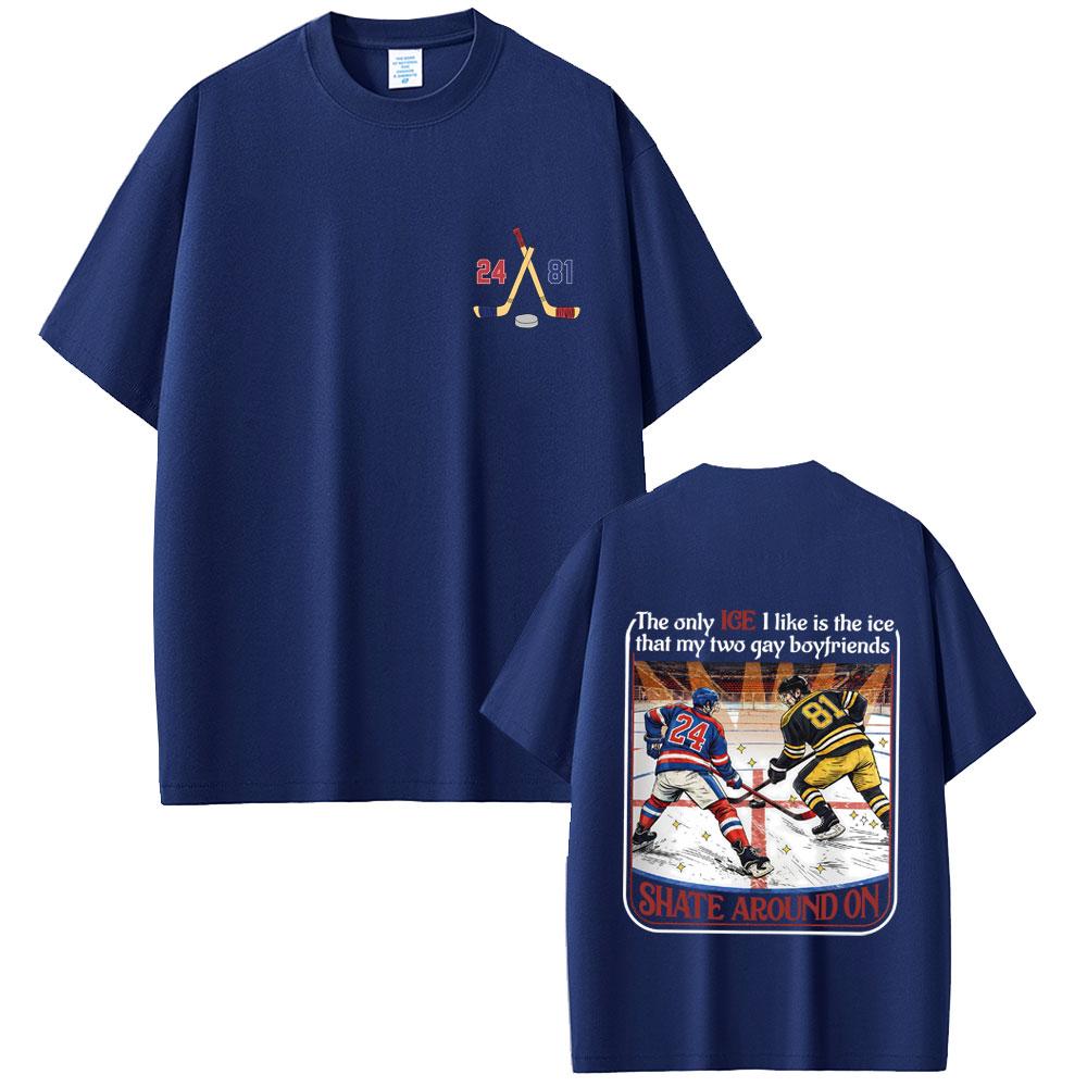 

Heated Rivalry Shane Hollander Ilya Rozanov Hollanov 2481 Graphic Tshirt Men Women Fashion Male Casual Shortsleeved top 4XL