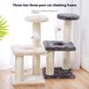 3-Layers Cats Toys Scratching Post Sisal Rope Three Pillars For Kitten Grind Claw Cat Climbing Frame Posts Pet Furniture