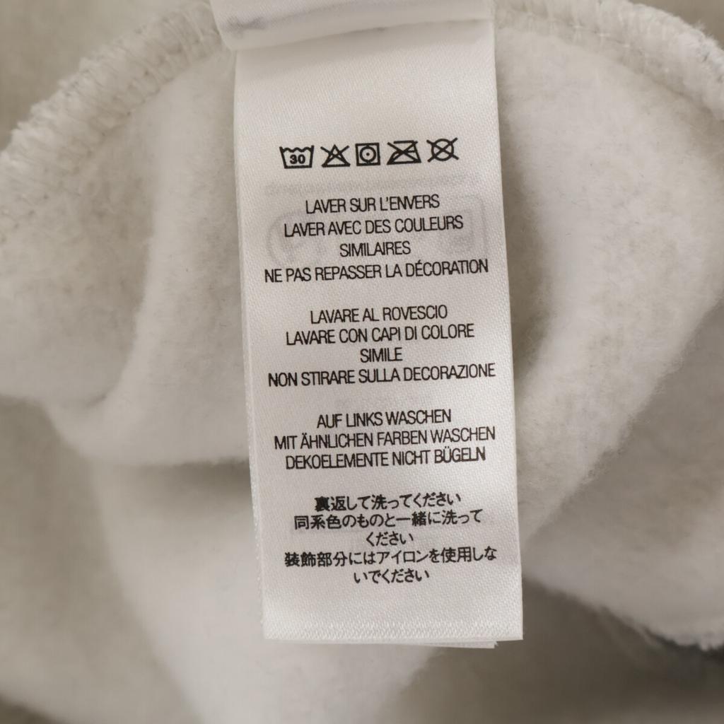 Champion ×Supreme 24 Stainless Steel Ash Gray Navy Logo Zip-Up Hooded Sweatshirt Jacket M Light grayUsed