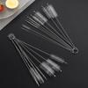304 Stainless Steel & Nylon Straw Brush - Silicone Brush for Cleaning Children's Bottles & Medical Equipment