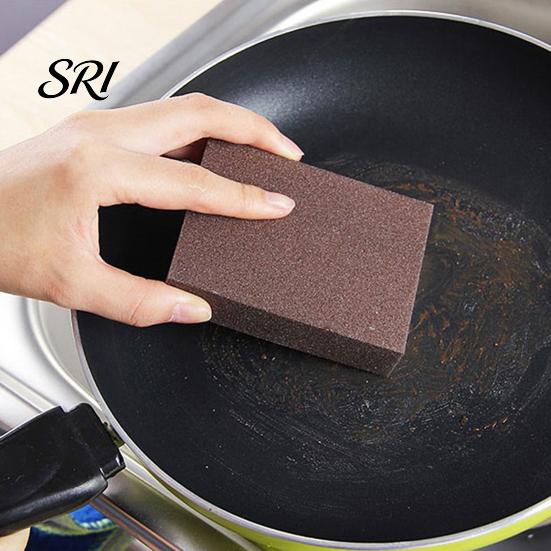 Portable Cleaning Sponge 3/4/5Pcs Emery Nano Carborundum Wipe Brush Rust Pots Eraser Pans Sink Grill Scrubber Scouring Pad