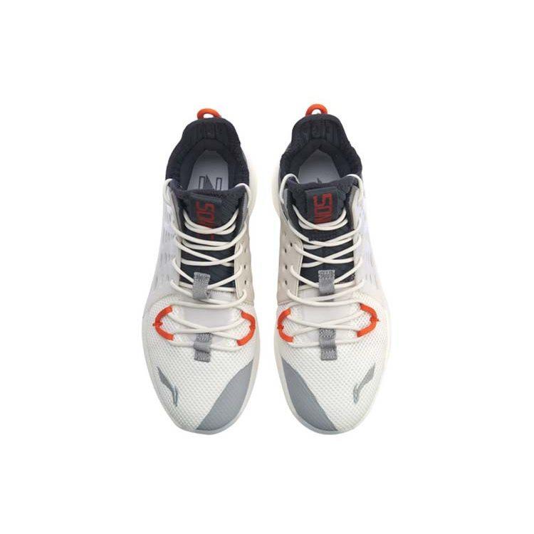 Li Ning SONIC 7 Textil, Synthetikleder, TPU-Dämpfung Rutschfest Abriebfest Niedrig geschnittene Basketballschuhe ABAP019-2