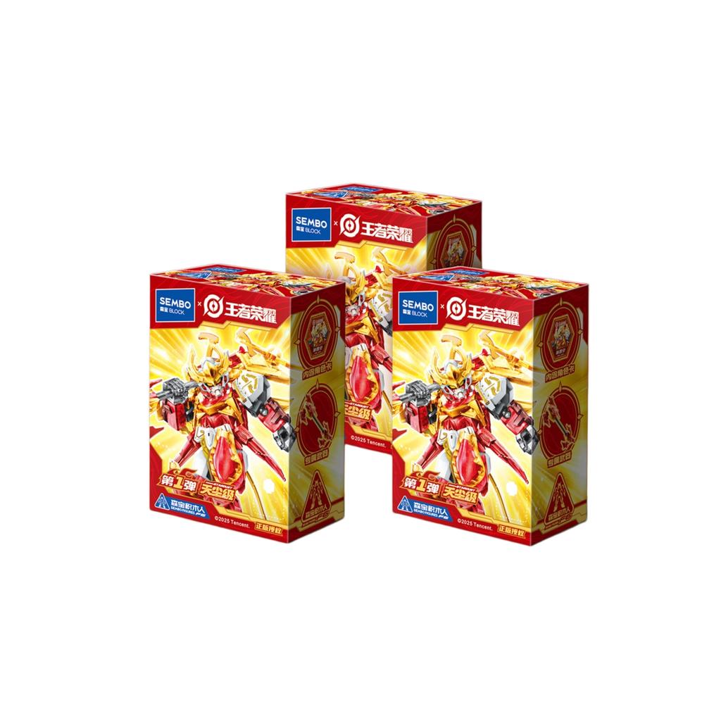 BLOCK Honor of Kings Building Blocks Game Peripheral Collection Assembled Model Toys Surprise Birthday Gift Figures