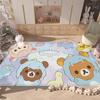 Classic Popular R-rilakkuma Cute Kitchen Mat Cheaper Anti-slip Modern Living Room Balcony Printed Modern Home Decor
