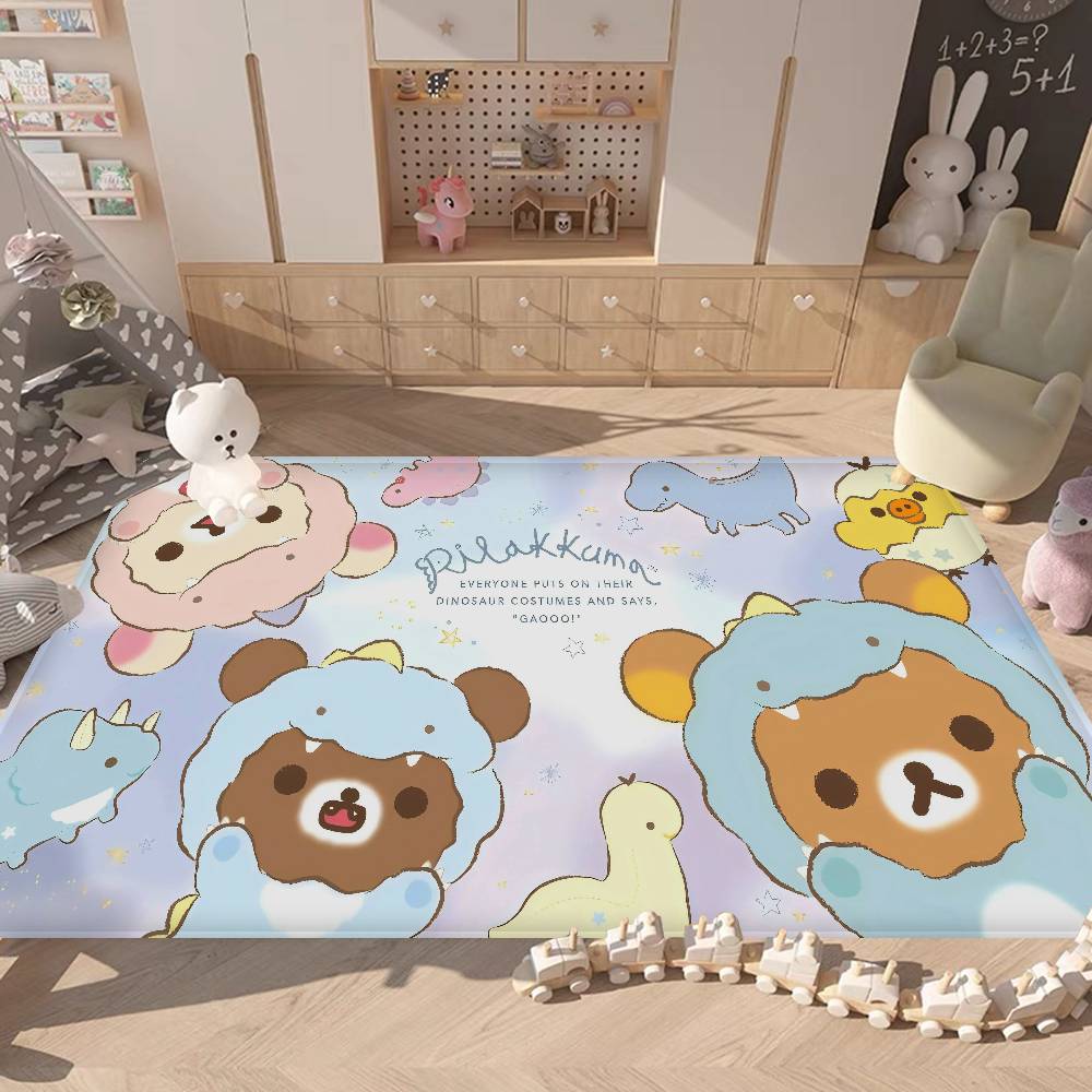 Classic Popular R-rilakkuma Cute Kitchen Mat Cheaper Anti-slip Modern Living Room Balcony Printed Modern Home Decor