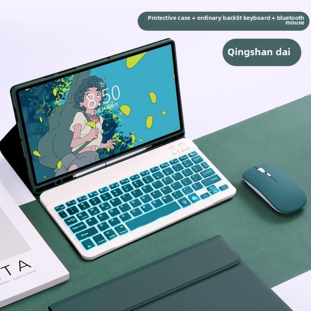 For Samsung Galaxy Tab S9Ultra Case with Bluetooth Keyboard Compatible S7 S8 S9 FE Ultra Thin Protective Cover