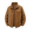 Men's Fleece Jacket, Thickened Warm Casual Top, Men's Reversible Jacket, Cotton Coat