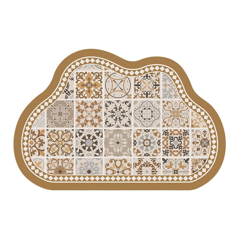 Cloud Bathroom Mat Toilet Soft Diatom Mud Strong Absorbent Foot Mat Toilet Door Non-slip Mat Quick Dry Mat