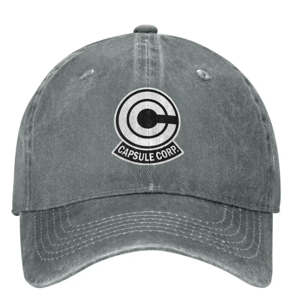 Black Capsule Corp Logo Baseball Cap Unisex Teens Sunscreen Trucker Hat Summer Trendy Outdoor Sport Snapback Cap