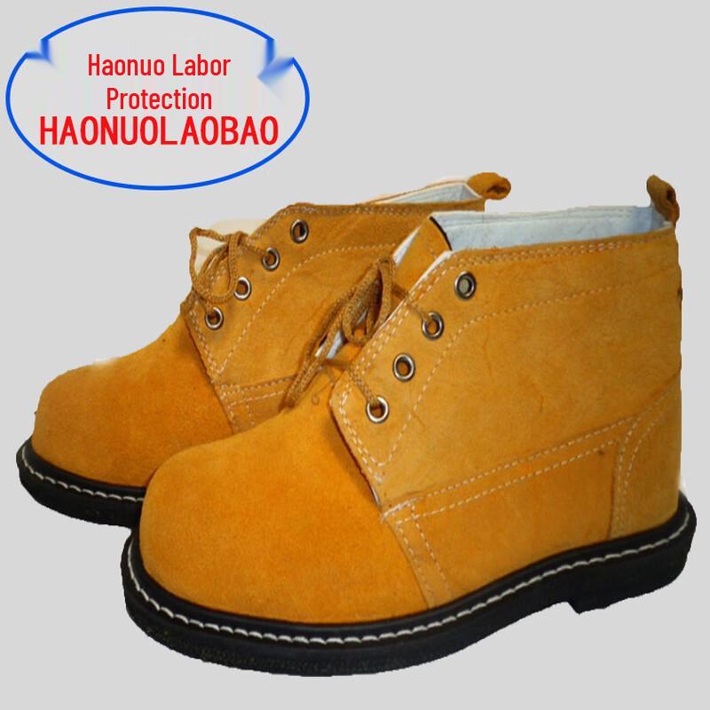 Высокие рабочие защитные ботинки Miling Haonuo из коровьей кожи 36-46