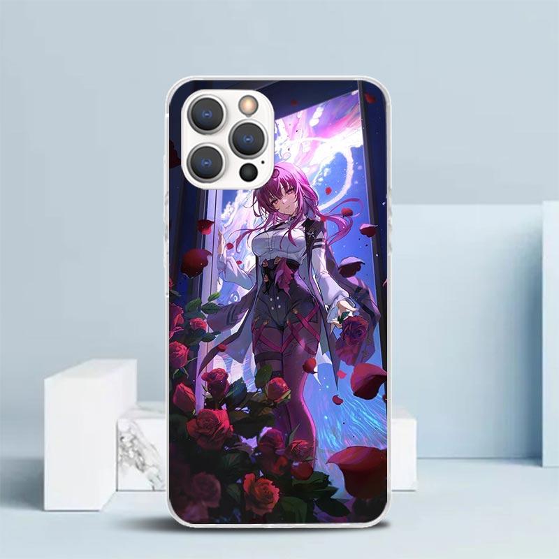 Honkai Star Rail Kafka Soft Cover for iPhone 16 17 Air 15 14 Pro Max 16E Phone Case 13 Mini 12 11 7 SE 8 Print Pattern Fit Cases