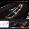 For BMW 5 F10 F11 Accessoris Interior Door Window Lift Switch Button Cover Trim