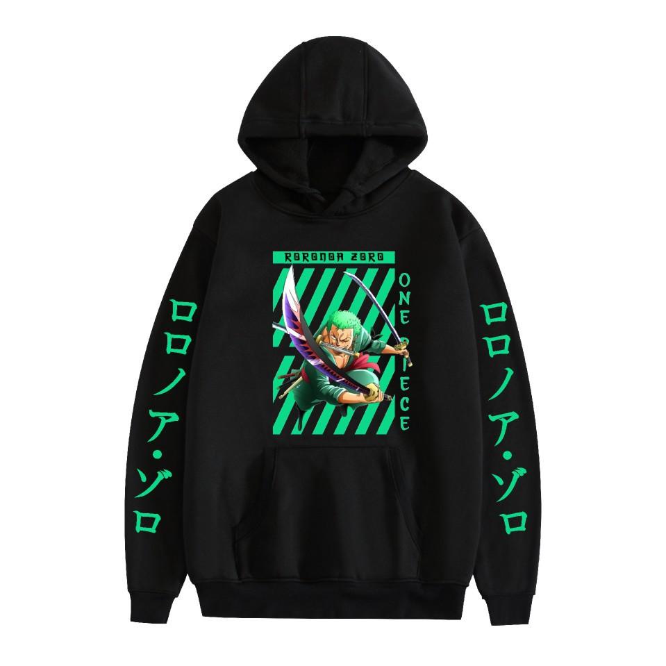 

Hot ONE PIECE Anime Funny Hoodie Hip Hop Graphic Sweatshirts Streetwear Harajuku Tracksuit XS чёрный