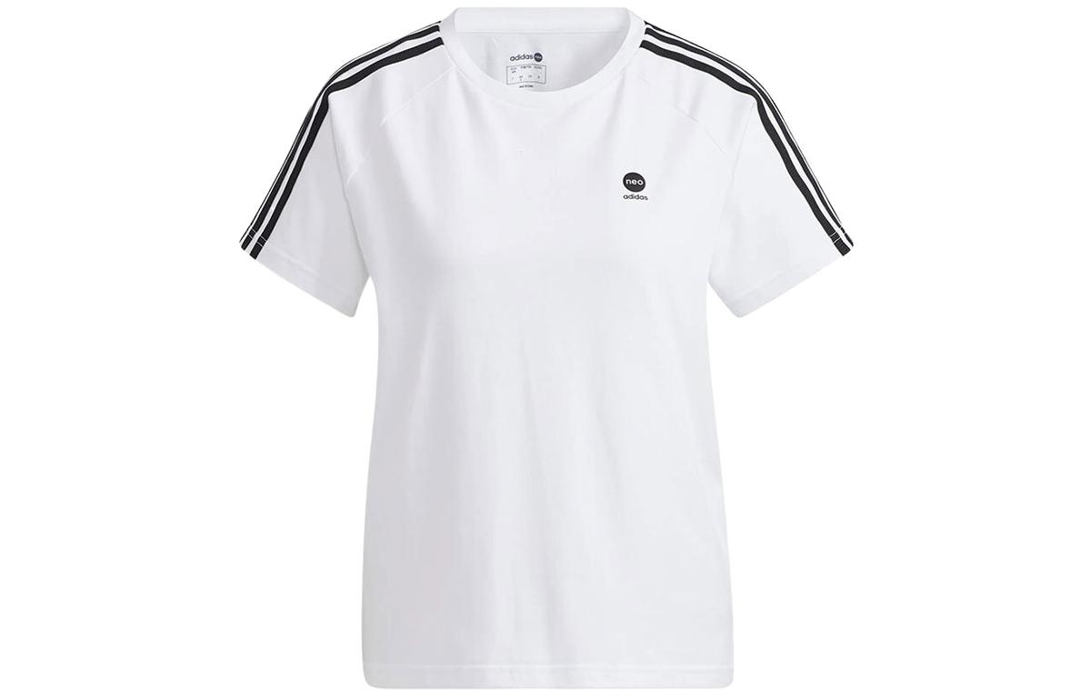 Adidas Neo Raglan Sleeve T Shirt Women s White HE4512 M