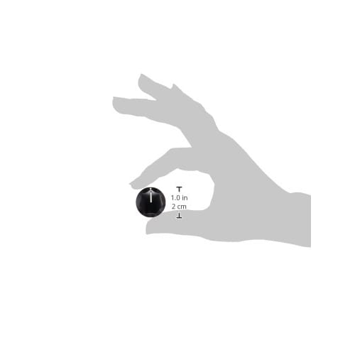 Scud JB Type Knob, L Size, Screw Lock, Black KJB-500L