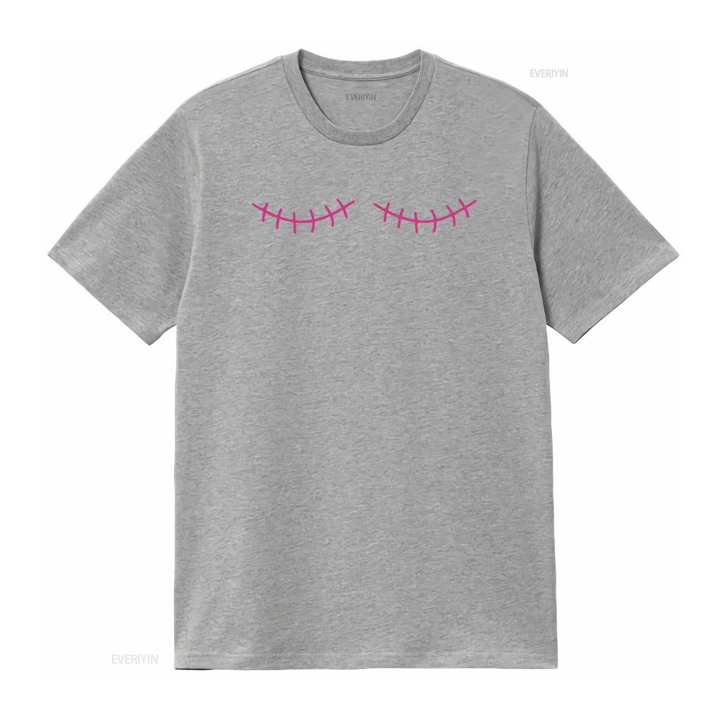 Mastectomy Scar Design T Shirt Breast Surgery Cancer Awareness Boobie Double S Post Survivor vintage Washed