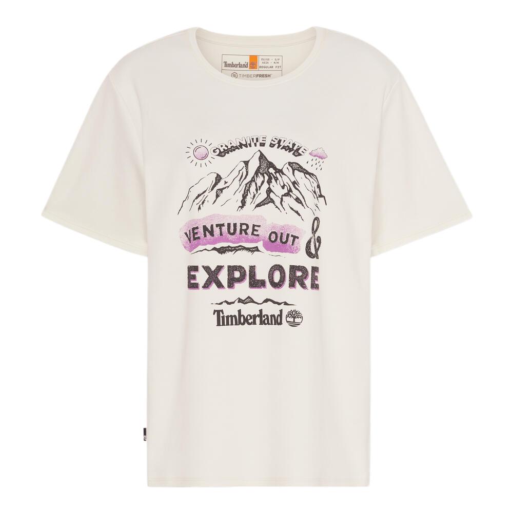 Timberland Simple Versatile Solid Color Short Sleeve Regular T-Shirt Women tops TB0A67YUCM9 S