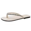 Beach Flip-flops Women's High-end Summer New Flat-bottomed Non-slip Holiday Toe Sandals