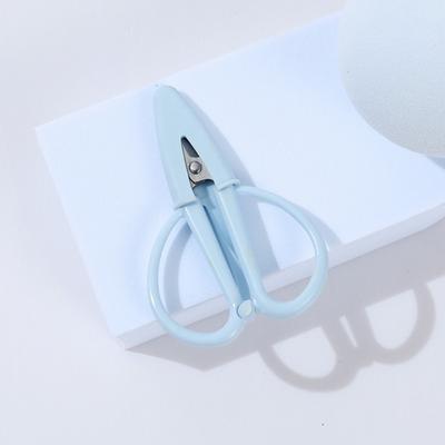 Mini Small Sharp Scissors with Cover Stainless Steel Tiny Detail Scissor Portable Silicone Soft Handle Cut Paper Tool